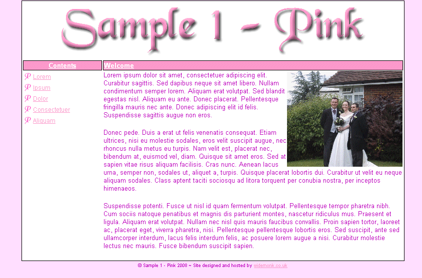 Sample1 - Pink