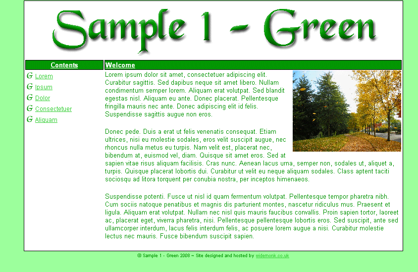 Sample1 - Green
